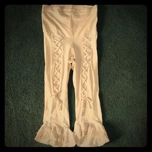 Dance festival cute white Capri Small